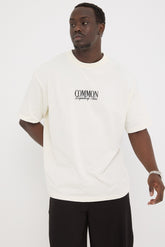 Sheet Heavyweight Boxy Tee Ecru